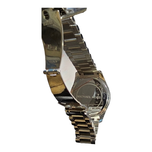 MICHAEL KORS MK3225 Vintage Women's Stainless Steel Watch with Blue Face - Picture 5 of 7